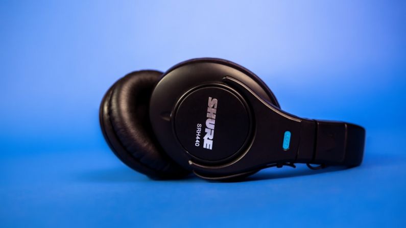 Audio Gadgets - black sony headphones on blue surface