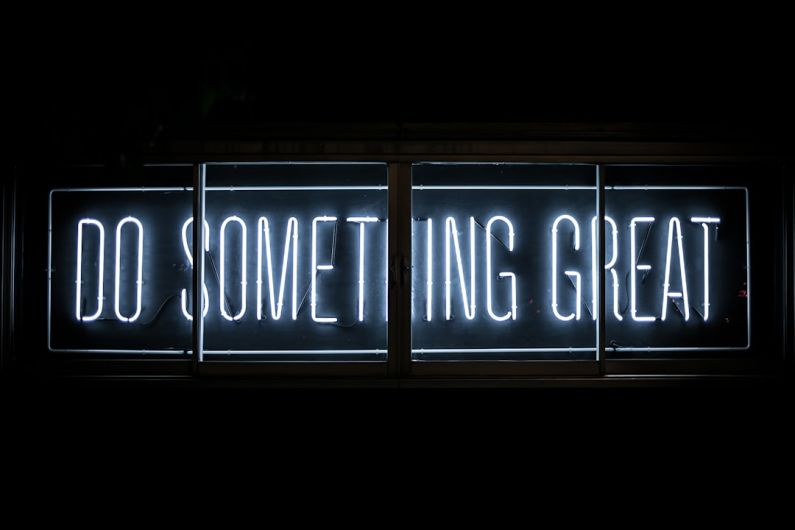 Home Lighting Solutions - Do Something Great neon sign